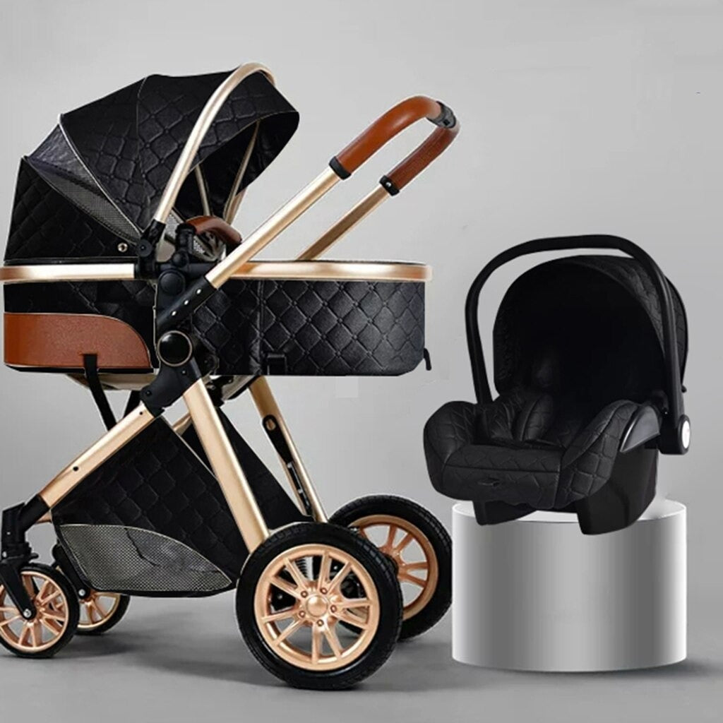 The Luxury 3 in 1 Travel System Baby Pram